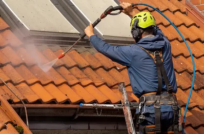 Démoussage et hydrofuge de toiture à Publy